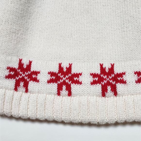 Hanna Andersson Holiday Fair Isle Sweater Dress - Picture 5 of 7